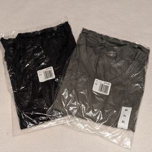 TWO NWT SO Favorite V-Neck Shirts Size XL